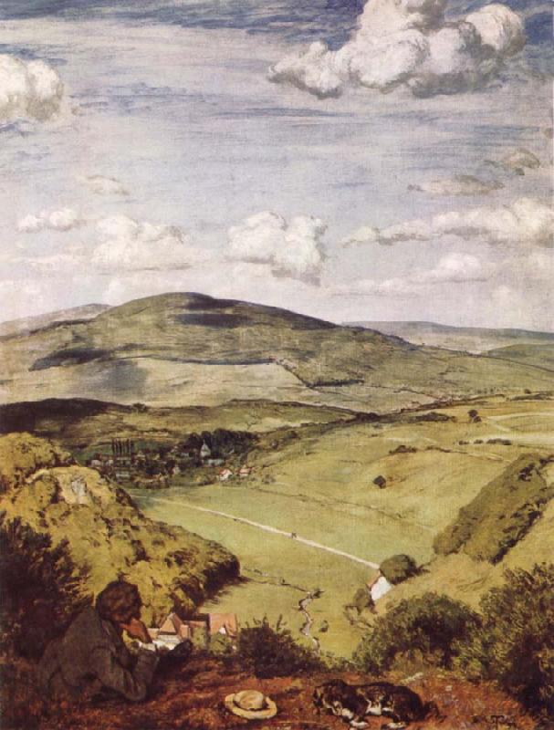 Hans Thoma Landscape oil painting picture
